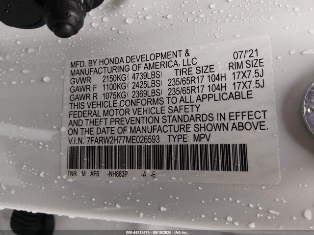 Honda CR-V Awd Special Edition