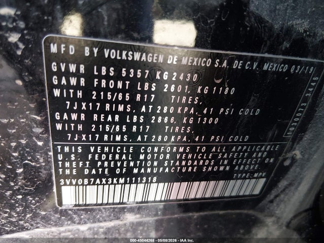 Volkswagen Tiguan 2.0t S
