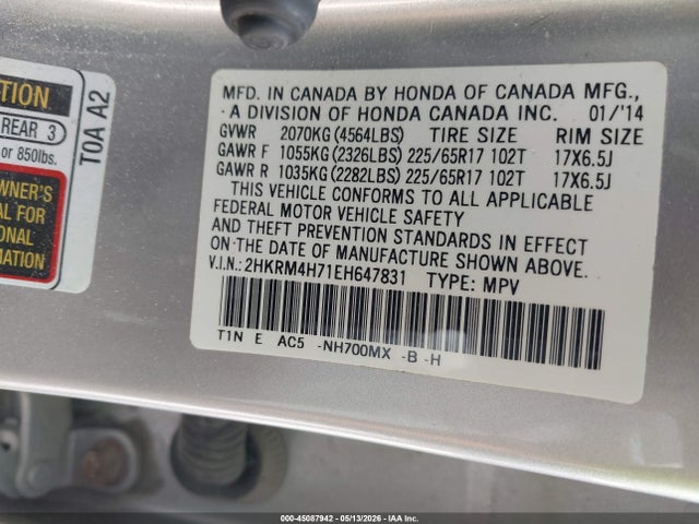 Honda CR-V Ex-l