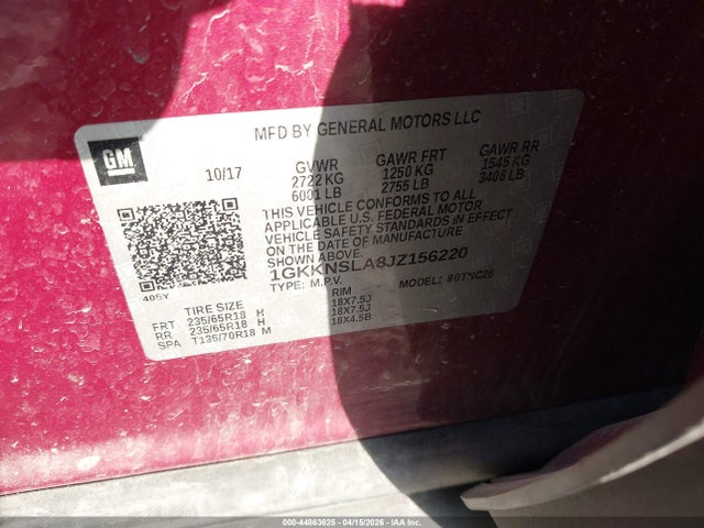 GMC Acadia Sle-2