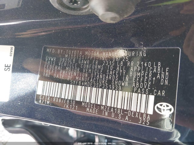 Toyota Corolla Le