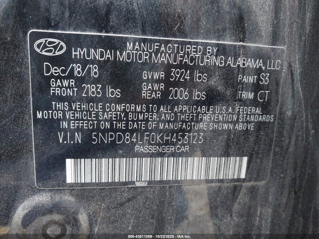 Hyundai ELANTRA Sel