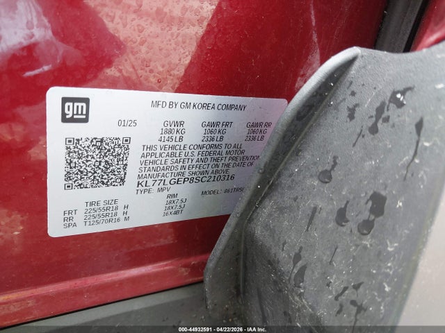 Chevrolet Trax Fwd 1rs