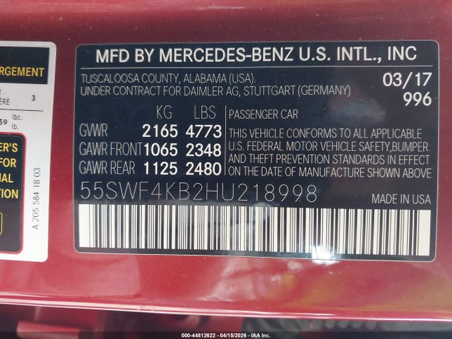Mercedes-Benz C-Class 4matic