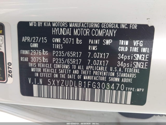 Hyundai SANTA FE 2.4l