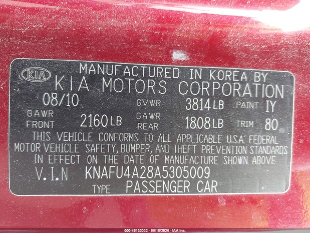 Kia Forte Ex