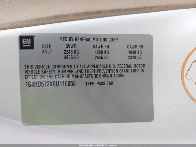 Buick Lucerne Cxl