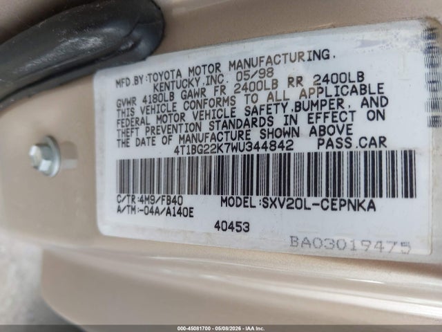 Toyota Camry Le
