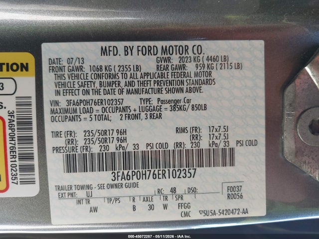 Ford Fusion Se