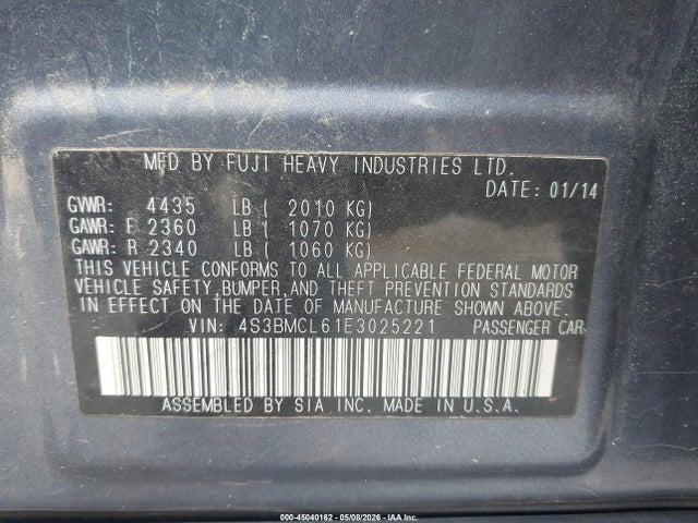 Subaru Legacy 2.5i Limited