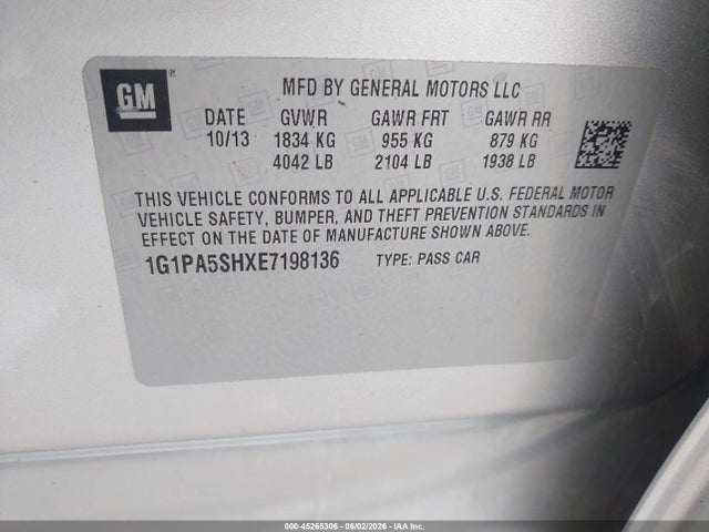 Chevrolet Cruze Ls Auto