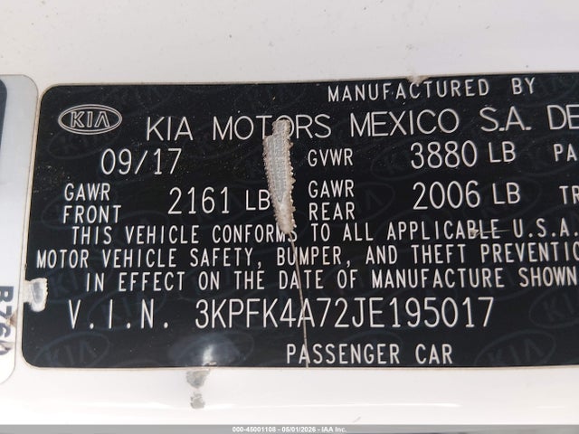 Kia Forte Lx