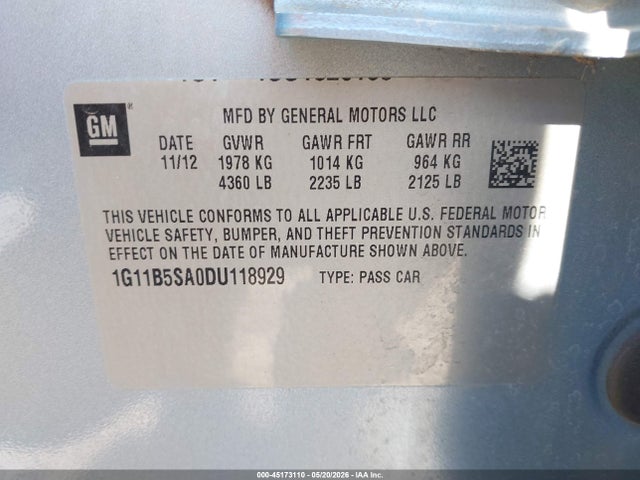 Chevrolet Malibu 1ls