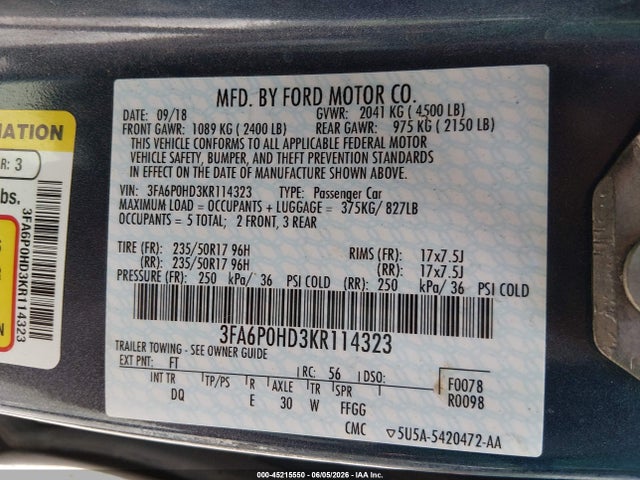 Ford Fusion Se