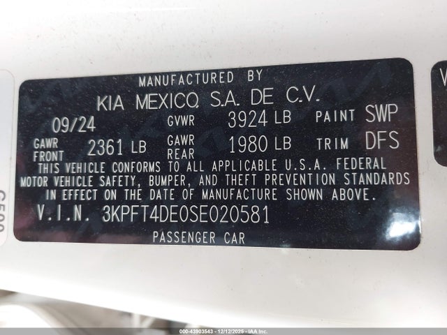 Kia K4 Lxs