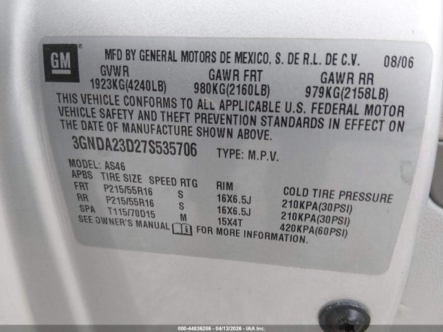 Chevrolet HHR Lt