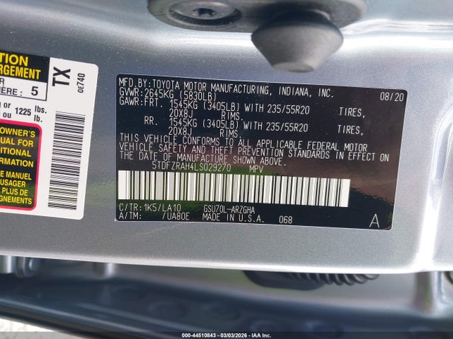 Toyota Highlander Platinum