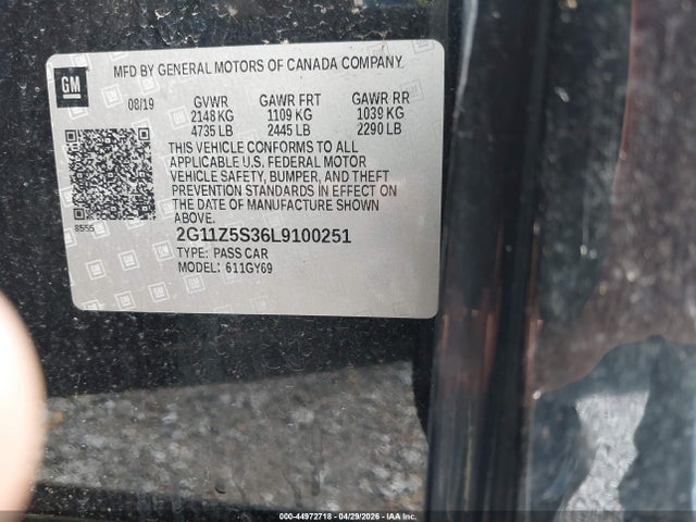 Chevrolet Impala Fwd Lt