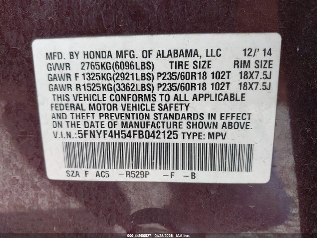 Honda Pilot Ex-l