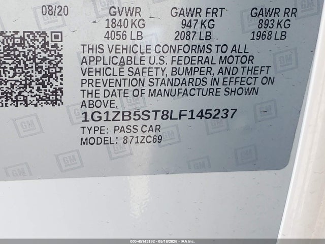 Chevrolet Malibu Fwd Ls