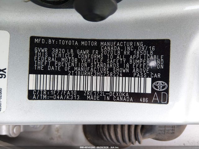 Toyota Corolla L