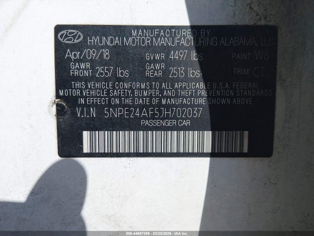 Hyundai SONATA Se