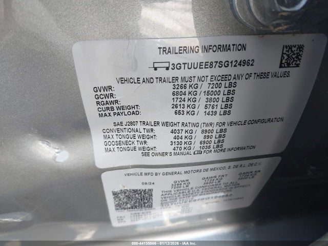 GMC Sierra 1500 4wd  Short Box At4