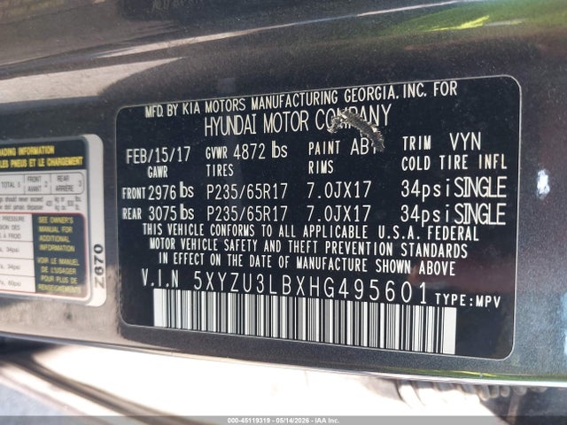 Hyundai SANTA FE 2.4l