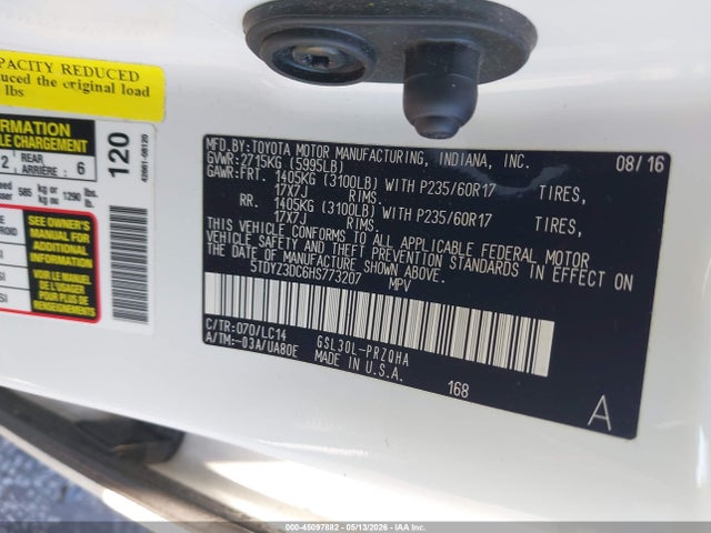 Toyota Sienna Xle 8 Passenger