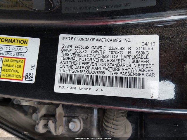 Honda Accord Sport