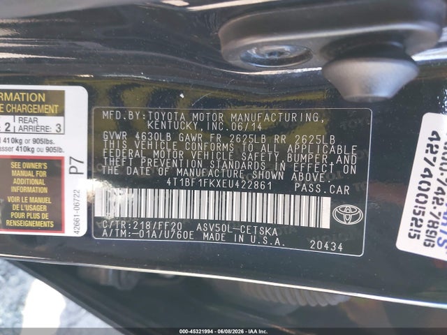 Toyota Camry Se