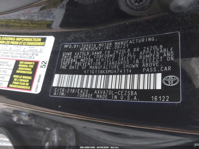 Toyota Camry Se