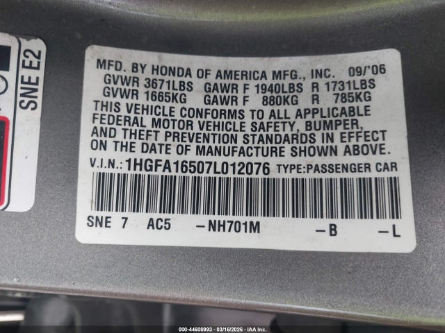 Honda Civic Lx