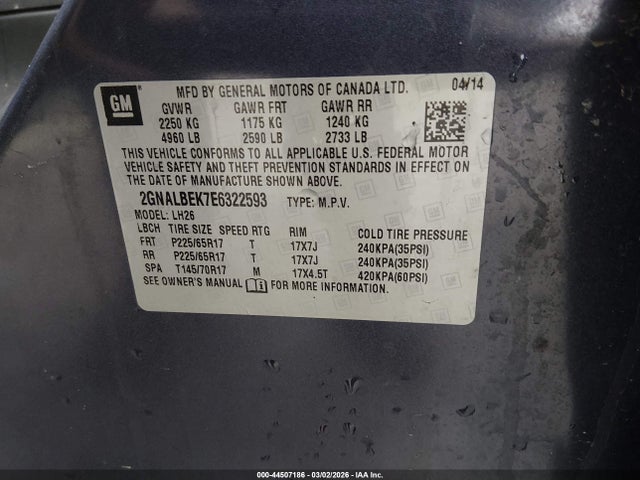 Chevrolet Equinox 1lt