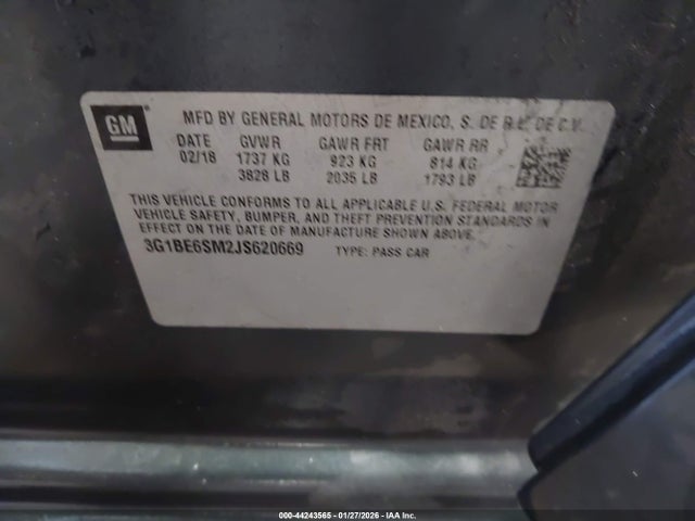 Chevrolet Cruze Lt Auto