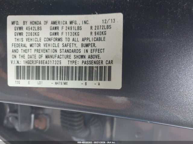 Honda Accord Ex-l V-6