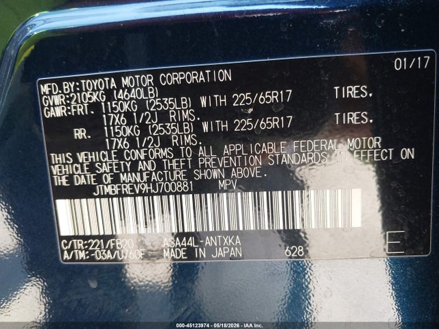Toyota RAV4 Le