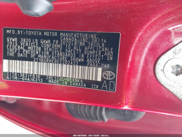 Toyota Corolla Le