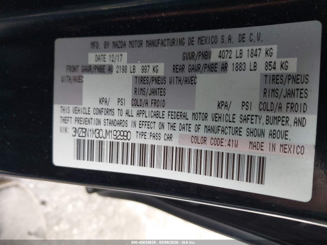 Mazda Mazda3 Grand Touring