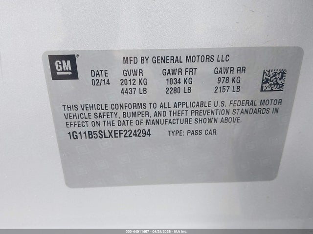 Chevrolet Malibu 1ls