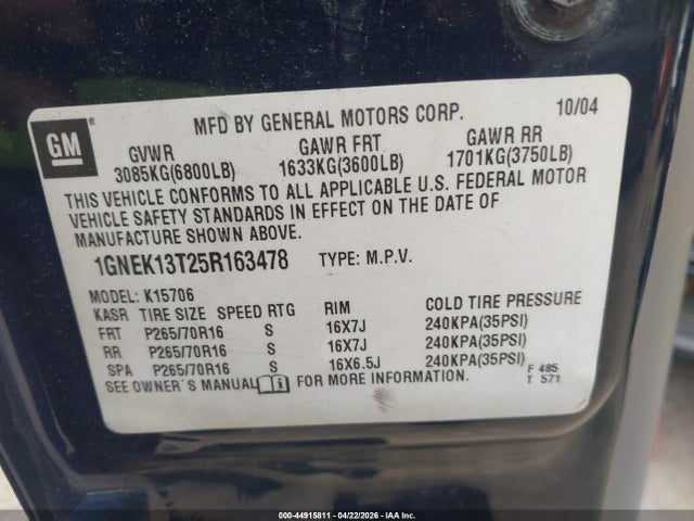 Chevrolet Tahoe Ls