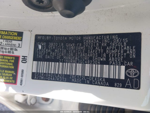 Toyota Corolla S Premium