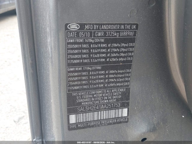 Land Rover Range Rover Sport Supercharged