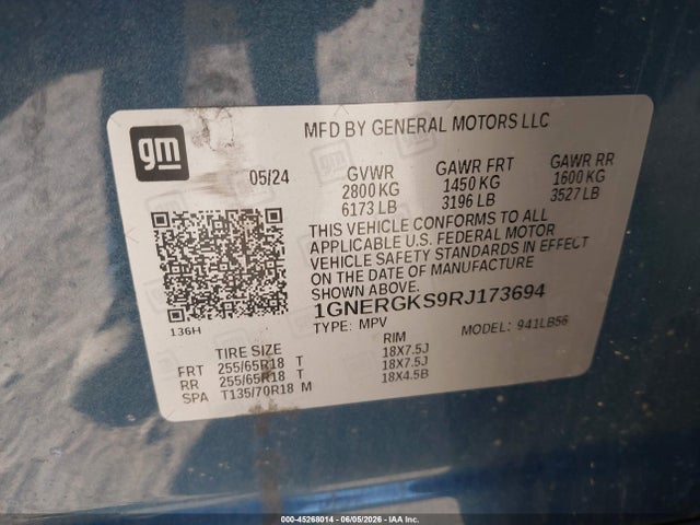 Chevrolet Traverse Fwd Lt