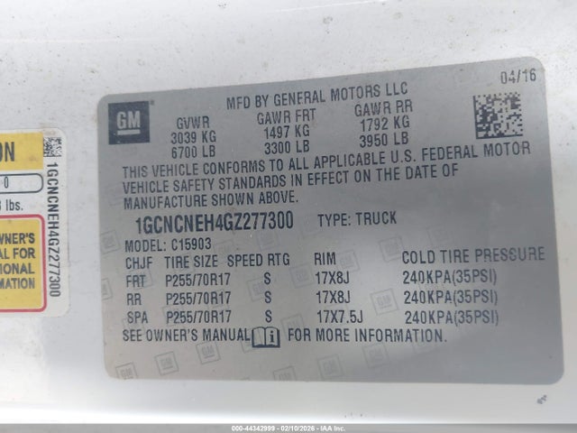 Chevrolet Silverado 1500 Wt