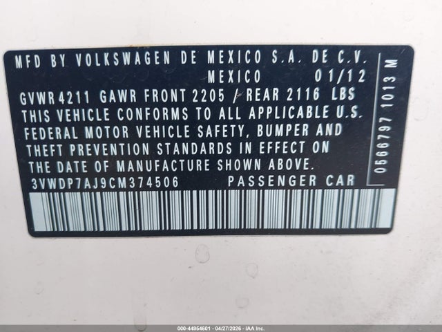 Volkswagen Jetta 2.5l Se
