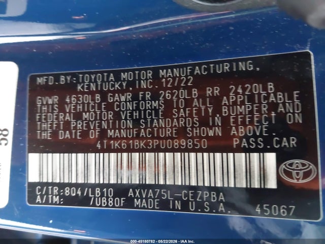 Toyota Camry Xse Awd