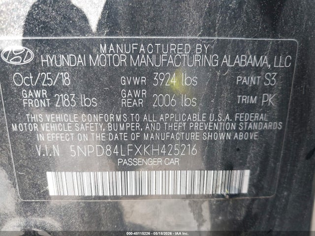 Hyundai ELANTRA Sel
