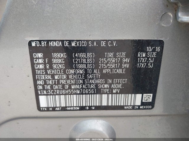 Honda HR-V Ex