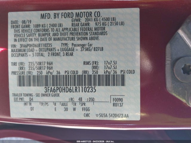 Ford Fusion Se